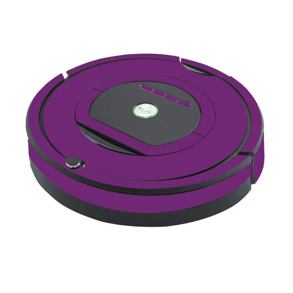 MightySkins Skin Compatible with iRobot Roomba 770 Robot Vacuum - Solid Purple | Protective, Durable, and Unique Vinyl Decal wrap Cover | Easy to Apply, Remove, and Change Styles | Made in The USA