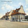 Montana Train Station Nthe NP And Union Depot In Billings Montana Photo Postcard 1919 Poster Print by (18 x 24) view 1