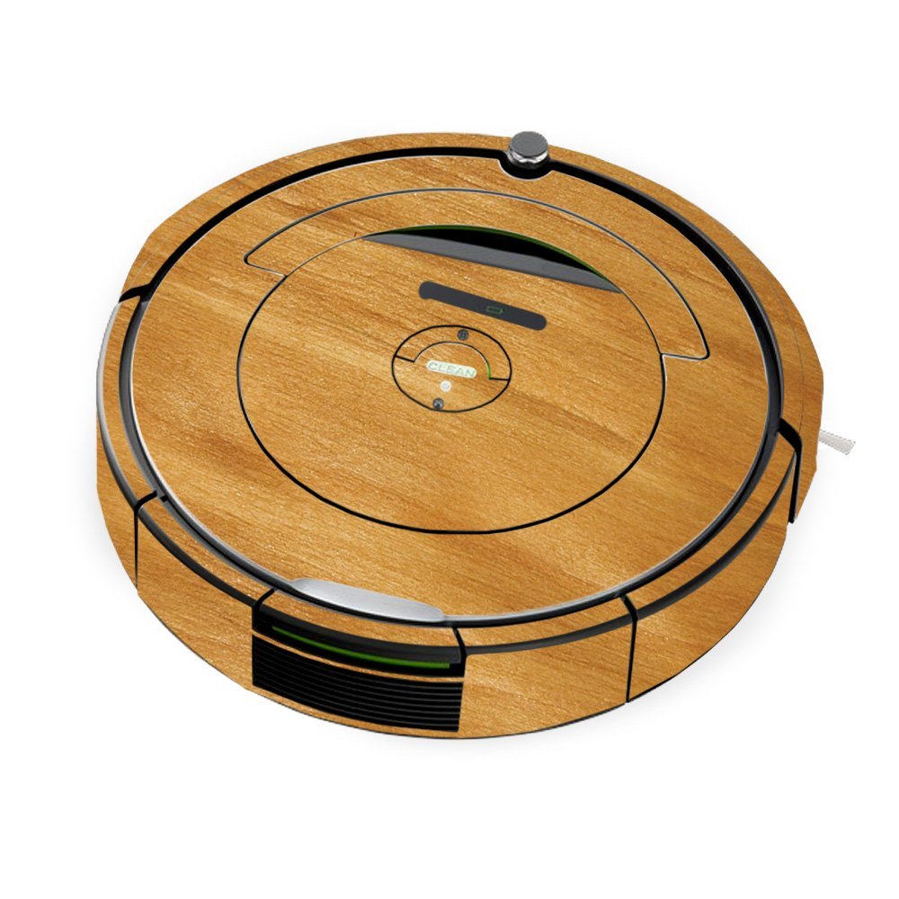 MightySkins Skin Compatible with iRobot Roomba 690 Robot Vacuum - Birch Grain | Protective, Durable, and Unique Vinyl Decal wrap Cover | Easy to Apply, Remove, and Change Styles | Made in The USA