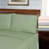 1000 Thread Count Lyocell-Blend Solid Sheet Set, Luxury Bedding Decor, Wrinkle Free, Includes; 1 Elastic Deep Pocket Fitted Bed Sheet, 1 Flat Sheet, 2 Pillowcases, King, Ivory by Blue Nile Mills view 4