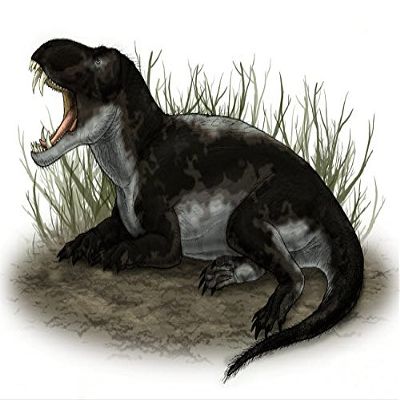 Pampaphoneus a genus of dinocephalian dinosaur Poster Print by Vitor SilvaStocktrek Images (17 x 11)