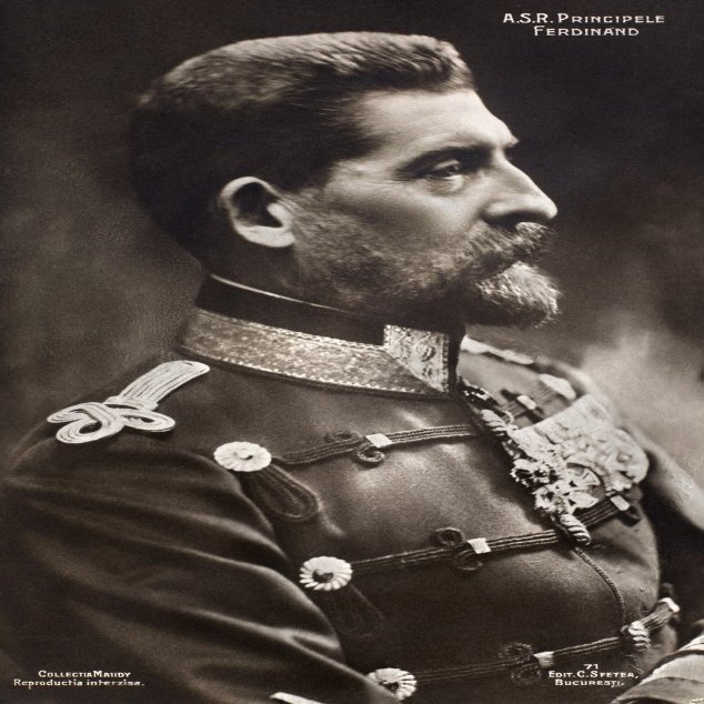 Ferdinand I (1865-1927) Nking Of Romania 1914-1927 Romanian Postcard C1914 Poster Print by (18 x 24)