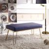 Iconic Home Contemporary Modern Hairpin Legs, Navy view 1