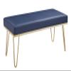 Iconic Home Contemporary Modern Hairpin Legs, Navy view 3