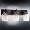 Urban Ambiance Luxury Modern Farmhouse Bathroom Vanity Light, Medium Size: 8.625" H x 21.625" W, with Industrial Style Elements, Olde Bronze Finish, UHP2143 from The Bridgeport Collection view 3