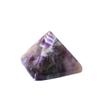 Mina Heal Natural Amethyst Pyramid Chakra Healing Crystal Stone, 1.5 inch view 1