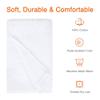 Amazon Basics Soft and Thick Cotton Hand Towels for Gym, Quick Drying, 16 x 26 in, White, 24-Pack view 2