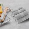 Amazon Basics Highly Absorbent Cotton Washcloths for Bathroom, Machine Washable, Fade-Resistant, 12 x 12 inches, Gray, 12-Pack view 3