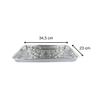 Fackelmann 24332 5 Aluminium Foil Trays, Aluminium, Silver, 34.5 x 23 x 2 cm view 3