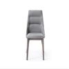 Whiteline Modern Living Siena Dining Chair Elegant Design Durable Craftsmanship Ergonomic Comfort Versatile Style for Modern and Traditional Settings Ideal for Dining Rooms (Grey/Oak) view 1
