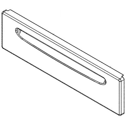 5304510527 Range Storage Drawer Front Panel (Stainless) Genuine Original Equipment Manufacturer (OEM) Part Stainless