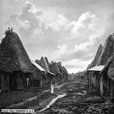 Panama Chorrera C1910Ncalle Real A Street In The Town Of Chorrera (Present Day La Chorrera) About 18 Miles From Panama City Postcard C1910 Poster Print by (18 x 24)