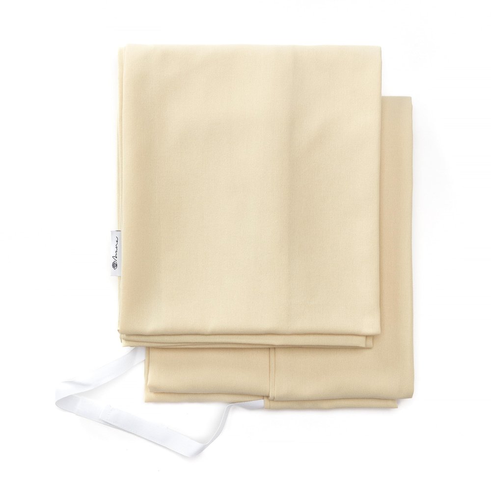 Covers for Avana Mattress Elevator - Queen Size, Covers ONLY, Poly/Cotton, Natural