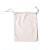 8"x12" COTTON DOUBLE DRAWSTRING MUSLIN BAGS (Natural Color)-12 count pack view 1