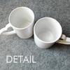 Christmas Snowflake Sock Red Festival Couple Mugs Ceramic Lover Cups Heart Handle 12oz Gift view 3