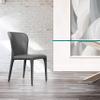 Whiteline Modern Living Hazel Dining Chair, Fully Upholstered, Grey Faux Leather BIX-HS051616 view 2
