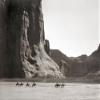 Canyon De Chelly 1904 Nnavajo Native Americans On Horseback In The Canyon De Chelly Arizona Photographed By Edward S Curtis In 1904 Poster Print by (18 x 24) view 1