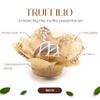 Handmade Fabric Truffle Cups | Truffle Liners | Truffle Wrappers | Fominhas | Candy cups | Forminhas de Brigadeiro | candy liners - Pack of 20 - Truffilio (Fabric, Camellia Gold) view 2