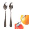2 Grapefruit Spoon Set Stainless Steel Serate Edge Flatware Dessert Cirtus Fruit view 2