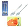 2 Grapefruit Spoon Set Stainless Steel Serate Edge Flatware Dessert Cirtus Fruit view 3