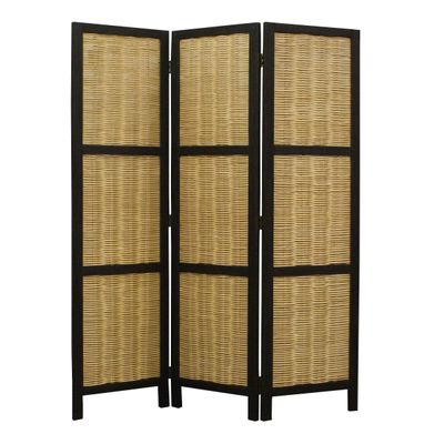 HomeRoots Decor 1-inch x 47-inch x 67-inch Brown, Wood - Screen