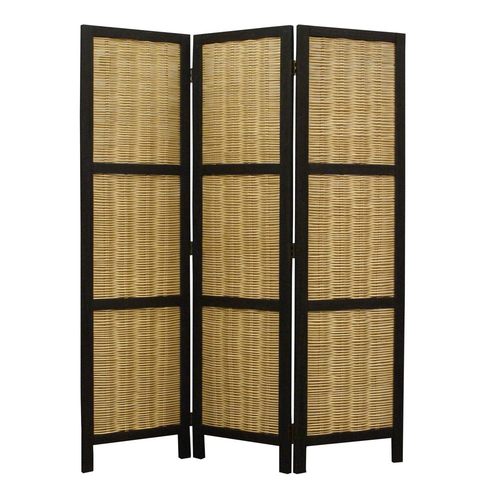 HomeRoots Decor 1-inch x 47-inch x 67-inch Brown, Wood - Screen