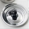 EXC-104 Pot and Frying Pan Set, Silver, One-Handed Pot, 5.5 inches (14 cm), 6.3 inches (16 cm), 7.1 inches (18 cm), 7.9 inches (20 cm), Excellent Chef One-Touch Cooker, Removable, 11 Sets view 4