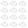 Beistle S88106-W25AZ12 Chairman White Hats 12 Piece, OSFM, White/Silver view 1