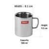 Sumeet Stainless Steel Double Wall Tea and Coffee Big Mug Set of 2Pcs (300 Ml Each) view 4