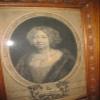Antique French engraving: Marie of Lorraine, Duchess of Guise, Paris, 1684 view 1