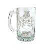 O'Reilly Irish Family Coat of Arms 27oz Beer Stein  Personalized Heraldic Engraving view 1