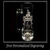 O'Doherty Irish Family Coat of Arms 27oz Glass Stein  Personalized Heraldic Engraving view 3