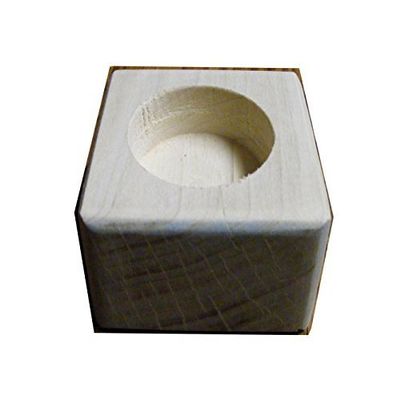 Steve's Gift Shoppe Desk Lifter - Bed Lifter - Bed Riser for Up to 2-Inch Round Furniture Legs/Up to 3-Inch Lift Height - Package of Four (4) (2-Inch No Felt Botom)