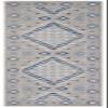 SAFAVIEH Micro-Loop Collection Runner Rug - 2'3" x 7', Light Grey & Blue, Handmade Moroccan Boho Wool, Ideal for High Traffic Areas in Living Room, Bedroom (MLP511F) view 3