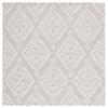 SAFAVIEH Micro-Loop Collection Area Rug - 5' Square, Beige, Handmade Trellis Wool, Ideal for High Traffic Areas in Living Room, Bedroom (MLP210B) view 2