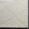 SAFAVIEH Micro-Loop Collection Area Rug - 5' Square, Beige, Handmade Trellis Wool, Ideal for High Traffic Areas in Living Room, Bedroom (MLP210B) view 3