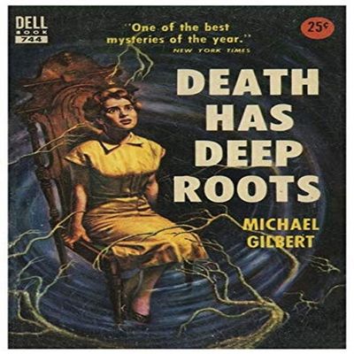 Book cover to a paperback edition of Death Has Deep Roots by Michael Gilbert Poster Print by unknown (18 x 24)