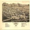 14" x 24" 1882 Map of Salida Chaffee County Colorado United States view 1