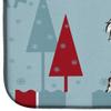 Caroline's Treasures BB1743DDM Winter Holiday Wire Haired Fox Terrier Dish Drying Mat Absorbent Dish Drying Mat Pad for Kitchen Counter Dish Drainer Mat for Countertop, 14 x 21", Multicolor view 4