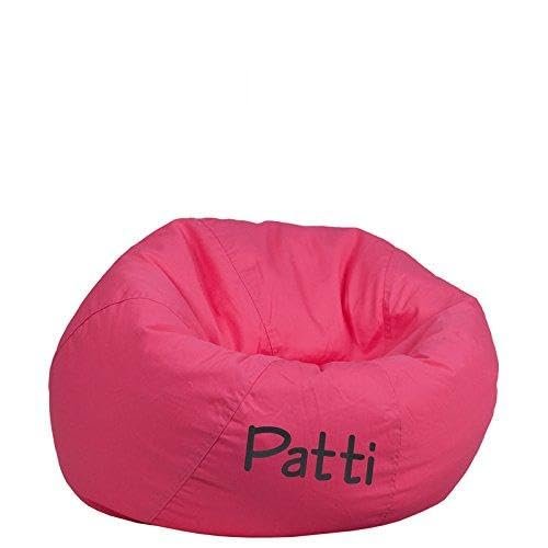 Flash Furniture Personalized Small Solid Hot Pink Kids Bean Bag Chair
