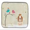 Caroline's Treasures BB2559DDM Christmas Presents between Friends Shih Tzu - Red and White Dish Drying Mat Absorbent Dish Drying Mat Pad for Kitchen Counter Dish Drainer Mat for Countertop, 14 x 21", view 1