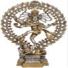 Exoticindia ZDL98-silver-gold Statue, Silver Gold view 1