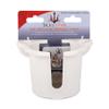 T-H Marine Tackle Titan Single Drink Holder White Suction Cup Mount No-Tool Install Removable Boat Beverage Holder with Built-in Lure and Pliers Slots Compact and Portable view 1