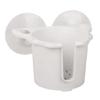 T-H Marine Tackle Titan Single Drink Holder White Suction Cup Mount No-Tool Install Removable Boat Beverage Holder with Built-in Lure and Pliers Slots Compact and Portable view 2
