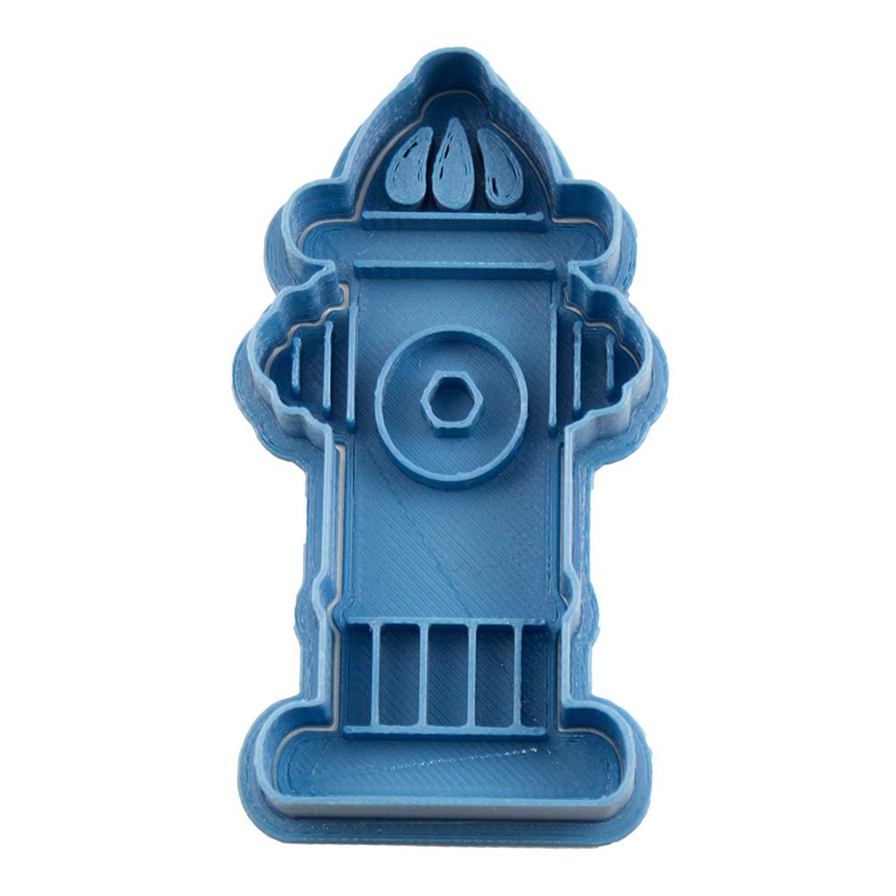 Cuticuter FIRE Hydrant Cookie Cutter, Blue, 8 x 7 x 1.5 cm