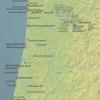 Oregon State Parks Checklist Map 18x24 Poster (Natural Earth) view 2