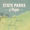 Oregon State Parks Checklist Map 18x24 Poster (Natural Earth) view 3