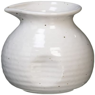 Koyo Pottery 51020081 Buckwheat Tokuri, White, 2 Cups, New Powdered Pattern