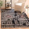 SAFAVIEH Area Rug 8x10 - Adirondack Collection - Large - Black & Light Grey, Boho Distressed Design, Non-Shedding & Easy Cleaning, Ideal for Living Room, Bedroom, Office, Dining Space (ADR202Z) view 4