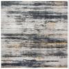SAFAVIEH Area Rug 8x10 - Adirondack Collection - Large - Light Grey & Black, Modern Abstract Design, Non-Shedding & Easy Cleaning, Ideal for Living Room, Bedroom, Office, Dining Space (ADR201F) view 1